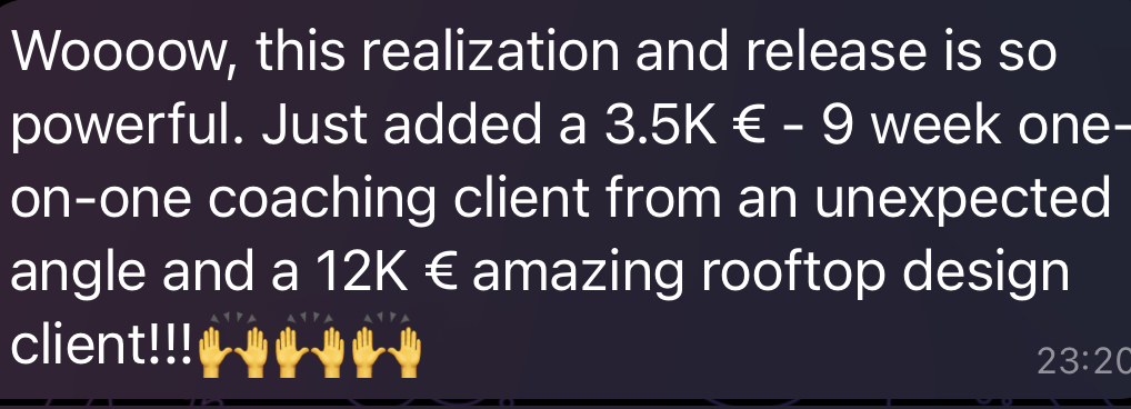 Client message about adding 12k